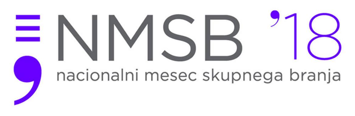 Logotip nacionalnega meseca skupnega branja