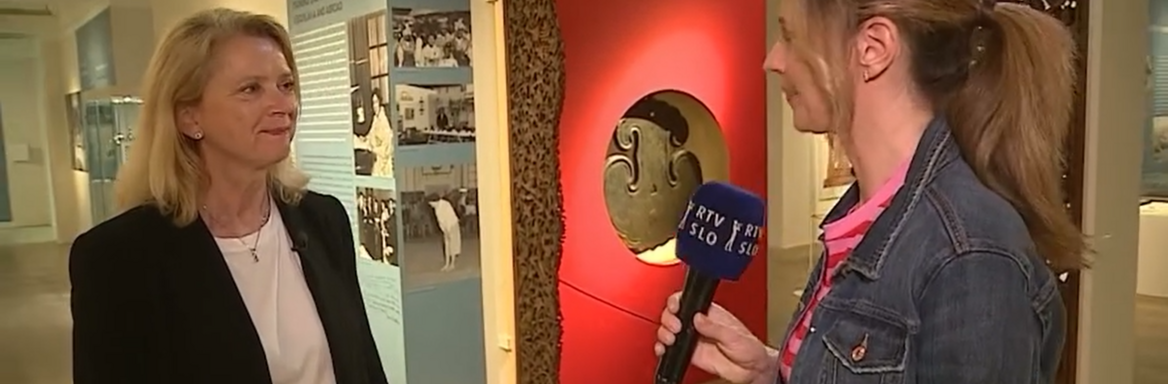 SEM in razstavo Azija sredi Ljubljane: Življenje Skuškove zbirke so obiskali ustvarjalci oddaje Dobro jutro