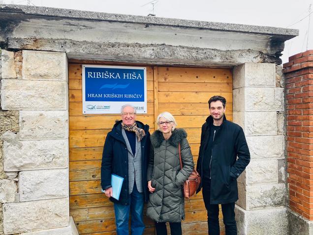 Dr. Tanja Roženbergar na obisku v Križu