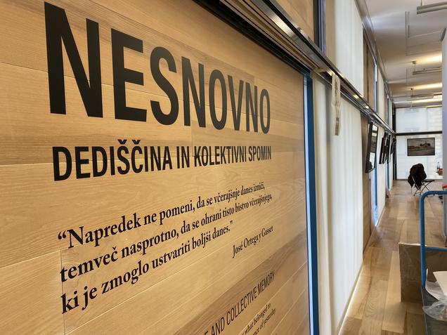 V SEM te dni postavljamo gostujočo razstavo iz Španije: Nesnovno. Dediščina in kolektivni spomin