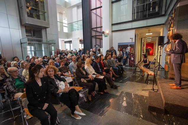 Fotoutrinki s sinočnjega odprtja razstave Azija sredi Ljubljane: Življenje Skuškove zbirke. Foto: Blaž Verbič