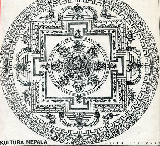 Naslovnica kataloga Kultura Nepala