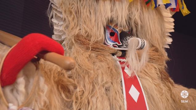 Kurentija iz zbirke Slovenskega etnografskega muzeja