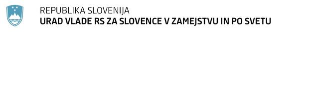 Logitip Urada Vlade Republike Slovenije za Slovence v zamejstvu in po svetu