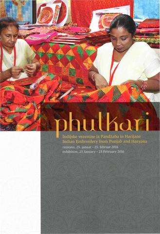 Phulkari: indijske vezenine iz Pandžaba in Harijane: [zgibanka]