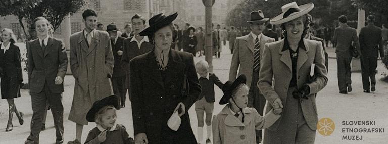 Ljubljanska promenada, 30. leta 20. stol. / Dokumentacija SEM (foto: K. Holynski)
