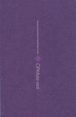 Naslovnica kataloga Čipkaste vezi