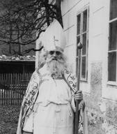 Foto: Miklavževanje na Koroški Beli, 1965, Dokumentacija SEM