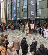 Na slovenski kulturni praznik smo v SEM odprli priložnostno razstavo Vrbišće šjme! Foto: Blaž Verbič