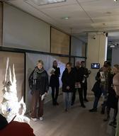 Odprtje razstave Čas in nematerialnost. Foto: Irena Plešivčnik