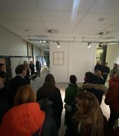 Odprtje razstave Čas in nematerialnost. Foto: Irena Plešivčnik