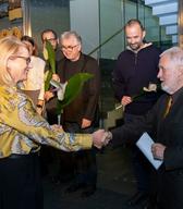 Fotoutrinki z odprtja razstave Maksim Gaspari: Ustvarjene podobe naroda