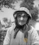 Ruta ob žetvi, zavezana na šipco, dodatno senco omogočajo olistane vejice, Viševek na Notranjskem, 1962 / Dokumentacija SEM (foto M. Makarovič). Ruta ob žetvi, zavezana na šipco, dodatno senco omogočajo olistane vejice, Viševek na Notranjskem, 1962 / Dokumentacija SEM (foto M. Makarovič).