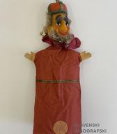 Ročna lutka – lik kralja / Nemčija / 2. polovica 20. stoletja / zbirka SEM