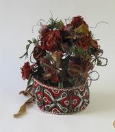 Nevestina krona s parto, naglavni okras / Adlešiči / iz zbirke SEM / foto: J. Žagar. 