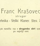 Posetnica Franca Krašovca iz 1. polovice 20. Stoletja (Foto: Andrej Dular)