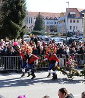 Dogajanje pred in med mednarodno karnevalsko povorko na Ptuju. Foto: Gregor Ilaš