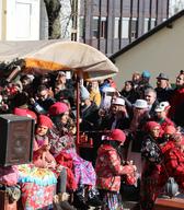 Dogajanje pred in med mednarodno karnevalsko povorko na Ptuju. Foto: Gregor Ilaš