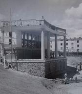 Gradnja Plečnikovega stadiona, Ljubljana, 1935 Foto: Peter Naglič