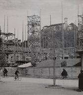 Začetek gradnje Narodne in univerzitetne knjižnice, Ljubljana, 1937 Foto: Peter Naglič