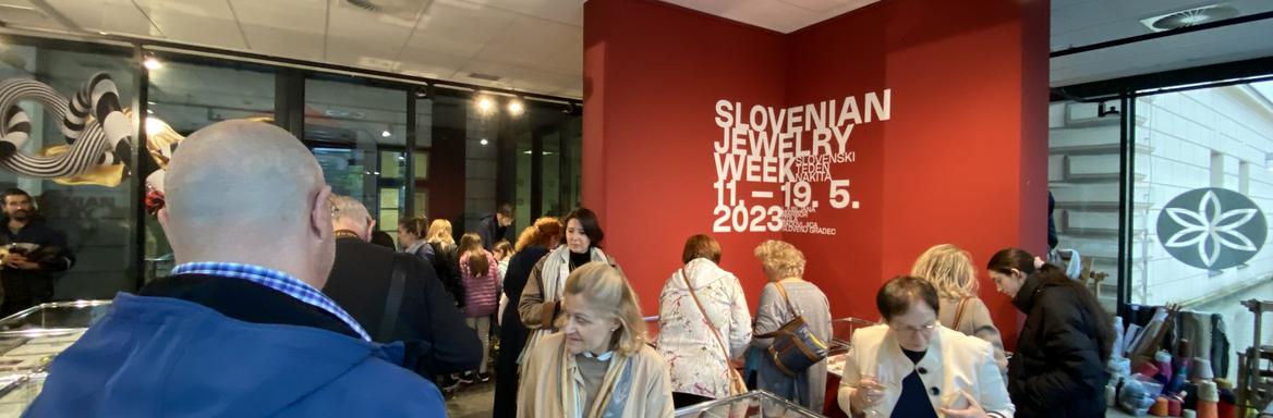 Odprtje razstave Slovenskega tedna nakita