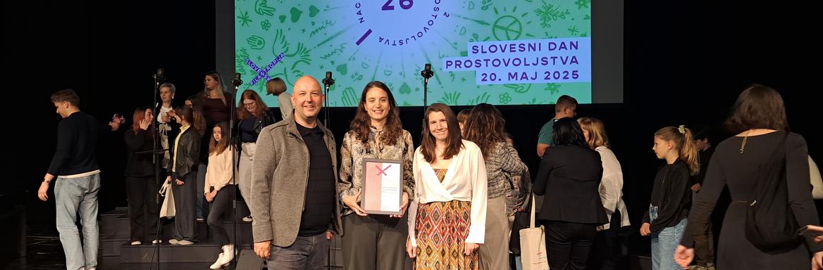 Podelitev nagrade Naj projekt medgeneracijskega prostovoljstva Foto: Zavod dobra pot