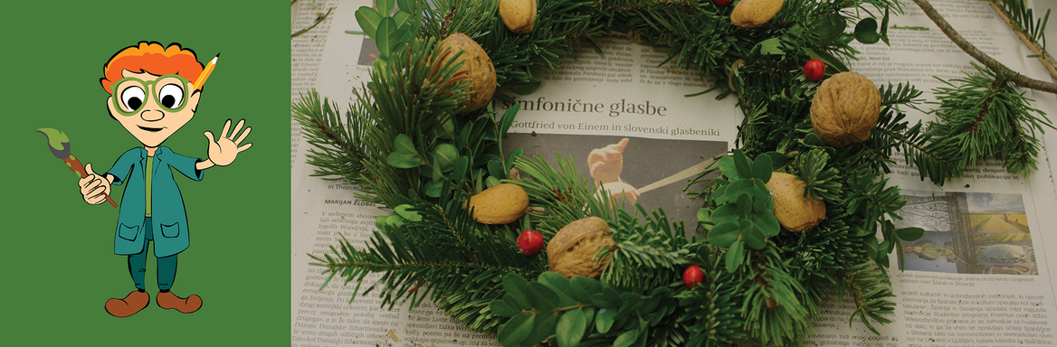 Adventni venčki, delavnica Malega mojstra