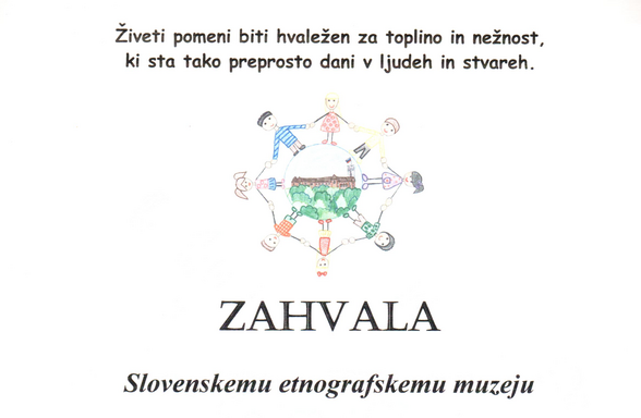 Zahvala za sodelovanje pri Dnevu soseda