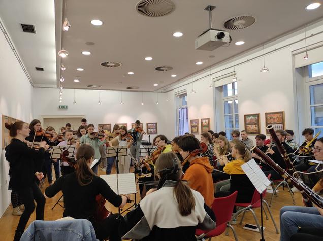 Vaje Ukrajinskega mladinskega orkestra