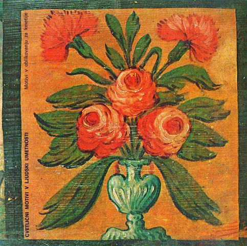 Naslovnica kataloga Cvetlice v ljudski umetnosti