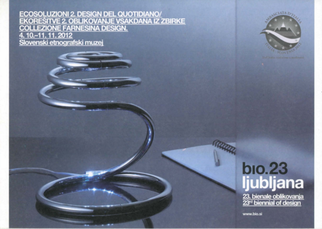 Ekorešitve 2: Oblikovanje vsakdana iz zbirke Collezione Farnesina Design: [vabilo]
