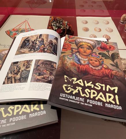 Publikacija ob razstavi Maksim Gaspari: Ustvarjene podobe naroda