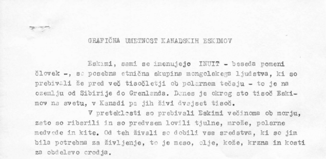 Grafična umetnost kanadskih Eskimov