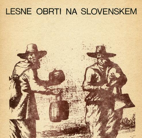 Naslovnica kataloga Lesne obrti na Slovenskem