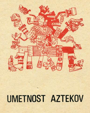 Naslovnica kataloga Umetnost Aztekov