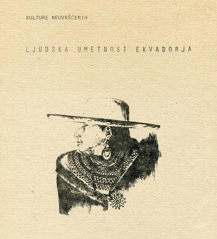 Naslovnica kataloga Ljudska umetnost Ekvadorja