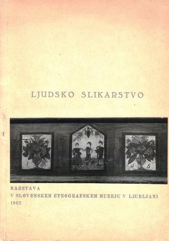 Naslovnica knjige Ljudsko slikarstvo na Slovenskem