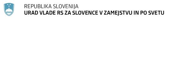Logitip Urada Vlade Republike Slovenije za Slovence v zamejstvu in po svetu