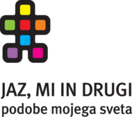 Logotip razstave Jaz, mi in drugi