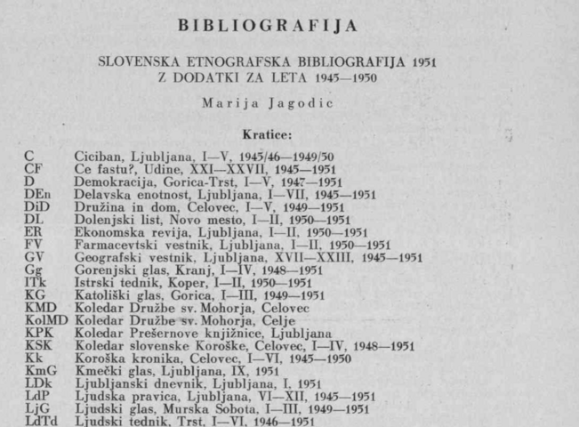 Bibliografija 