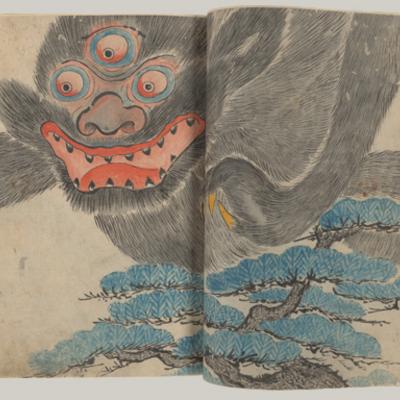 Sprevod nadnaravnih bitij yōkai iz Japonske