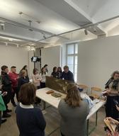 Simpozij in delavnica restavriranja japonskih vezenih paravanov
