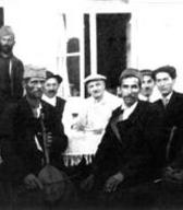 Murko med godci in pevci v vasi Dedina pri Kruševcu v Srbiji l. 1931.