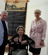Na fotografiji dr. Marko Frelih, baronica Livia Barbo von Waxenstein Reden in direktorica muzeja dr. Tanja Roženbergar. Foto: Jure Rus