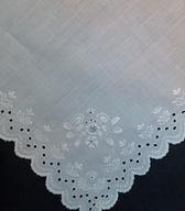 Nedeljska belo vezena peča (adrca), podobna ruti / Vitanje /v rabi do 60. let 20. stol. / zbirke SEM / foto: J. Žagar. 