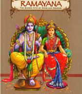 Naslovnica knjige Ramayana: the sacred epic of gods and demons