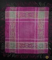 Moška ovratna svilena ruta z resicami / Radovljica / iz zbirke SEM / foto: J. Žagar.  