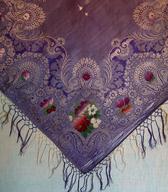 Ženska ramenska ruta iz vzorčaste svile, del poročne oprave / Mlino pri Bledu / 2. pol. 19. stol. / / iz zbirke SEM / foto: J. Žagar.  