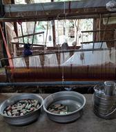 A weaving workshop in Kerala, India. Photo: Kanika Gupta, 2022.